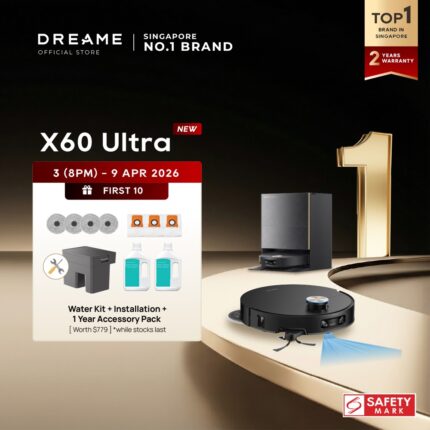 【GRAND LAUNCH】Dreame X60 Ultra/Master & X50 Pro Ultra & X50 Ultra Robot Vacuum | FIRST 8.8CM CLIMBING ROBOT | 36,000Pa Suction Power