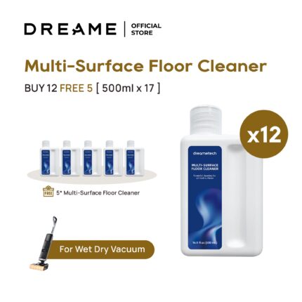 【BUY 12 FREE 5】Dreame Floor Cleaning Detergent Multi-Surface Cleaner Cleaning Solution For Dreame Wet & Dry Vacuum